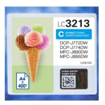 MATERIALI DI CONSUMO CARTUCCE - CARTUCCIA BROTHER LC3213C CIANO 400 PGG X MFC-J491DW/DCP-J572DW - Borgaro Online