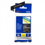 MATERIALI DI CONSUMO NASTRI - ROTOLO NASTRO LAMINATO BROTHER 24MM (8METRI) TZE-355 BIANCO/NERO X P-TOUCH - Borgaro Online