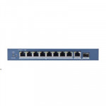 NETWORKING SWITCH GIGABIT - SWITCH 8P LAN GIGABIT HIKVISION DS-3E0510P-E 8P POE + 2P UPLINK - DESKTOP - QOS - 110W - Borgaro Online