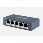 NETWORKING SWITCH GIGABIT - SWITCH 5P GIGABIT  RJ45  HIKVISION DS-3E0505-E DESKTOP STEEL CASE UNMANAGED SWITCH - METALLICO - Borgaro Online