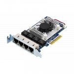 NAS E STORAGE DI RETE ACCESSORI PER NAS - SCHEDA DI RETE QNAP QXG-5G4T-111C MULTI-GIG 5GBE QUAD-PORT -GEN3 X 4-LOW PROFILE - Borgaro Online
