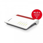 NETWORKING WIRELESS WIRELESS ACCESS POINT - WIRELESS ROUTER AVM FRITZ! BOX 7510 CON FUNZ.WI-FI6 1P LAN GBIT,1P FON ANALOGICA-BASE DECT INTELL. FINO:31/05 - Borgaro Online