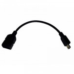 CAVI COMMUTATORI E ADATTATORI - CAVO ADATTATORE OTG USB2.0 MINI-B/A M/F 20CM DIGITUS AK300310002S - Borgaro Online