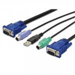 CAVI SWITCH E CONVERTITORI - CAVO TRIPLO PER CONSOLE CON SWITCH KVM PER SERVER USB/PS2 5MT DIGITUS DS19233 - EAN: 4016032329961 - Borgaro Online