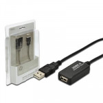 CAVI CAVI USB - PROLUNGA USB2.0 M/F CON CAVO 5MT DIGITUS DA70130 -PORTATA MAX FINO A 20MT (CON ALTRI 3 CAVI)- EAN:4016032325529 - Borgaro Online
