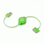 CAVI CAVI RETRATTILI - CAVO IPOD E IPHONE RETRATTILE USB 2.0 SYNC/CHARGE EUIPODUSBGN VERDE RETRAK 816983011182 - Borgaro Online