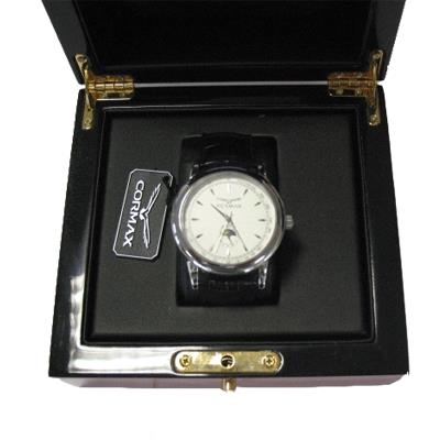 OROLOGIO CORMAX CX-16122 CON INDIC. GIORNO E FASE LUNARE -  CINTURINO IN PELLE