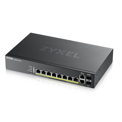 SWITCH 10 LAN GIGABIT ZYXEL GS2220-10HP-EU0101F 8P GIGABIT POE+2P DUAL PERSONALITY GIGA - SUPP. IPV6 RACK -