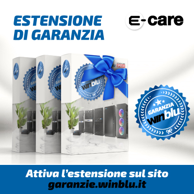 ESTENSIONE GARANZIA E-CARE PC WINBLU  DA 24 A 36 MESI ON-SITE (INTERVENTO ENTRO 48 ORE) - LICENZA ELETTRONICA