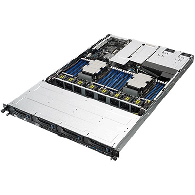 BAREBONE SERVER ASUS 1U RS700-E9-RS4 2XXEON LGA3647 C621 24DDR4 ECC2400 MAX3072GB 9SATA3 RAID RSTE 2XM.2 DVD + o - RW 2GLAN 1+1 800W