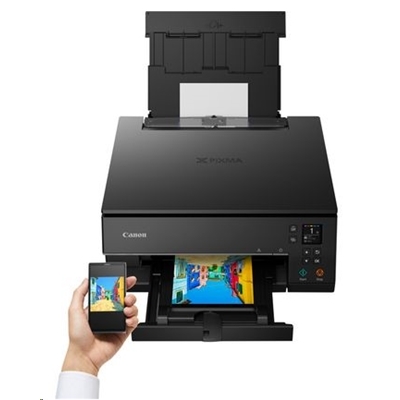 STAMPANTE CANON MFC INK PIXMA TS6350 BLACK 3774C006 A4 3IN1 5INK 15IPM, F/R USB WIFI AIRPRINT, CLOUD PRINT