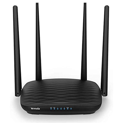 WIRELESS AC1200 ROUTER DUAL BAND TENDA AC5  5GHZX867MBPS/2.4GHZX300MBPS -1P WAN 10/100+3P 10/100-4ANT.  - GARANZIA 3 ANNI